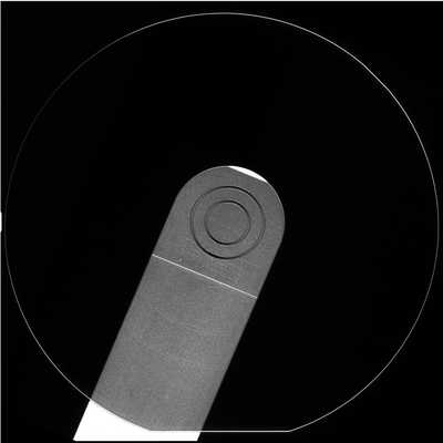4 pulgadas solo Crystal Quartz Wafer 42Y cortaron el polaco lateral doble