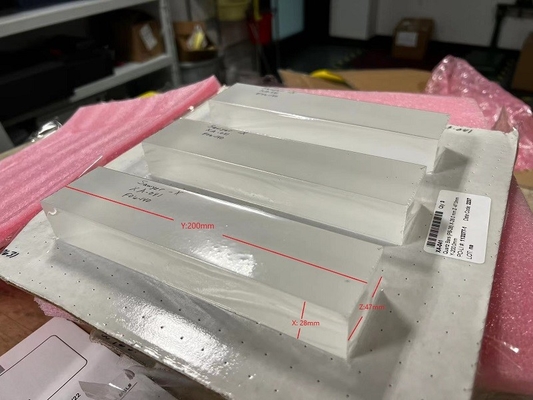Despegue de BT cortó 4 pulgadas solo Crystal Quartz Wafer Double/solo polaco lateral
