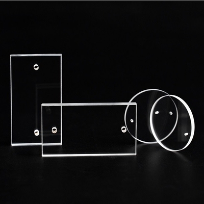 CaF2 modificado para requisitos particulares BaF2 MgF2 LiF solo Crystal Windows Lens Prism