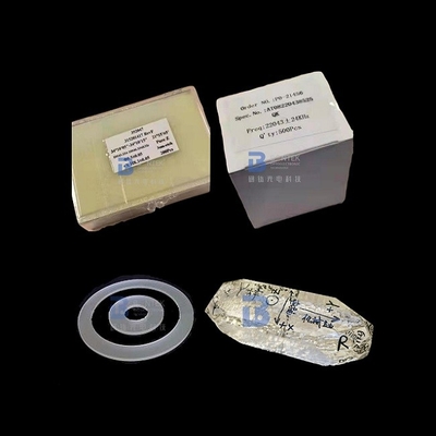 Plano Alpha Quartz Crystal Blanks Handed para los osciladores del control de tiempo