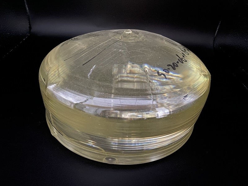 4 pulgadas de LiNbO3 Wafer pulido 5 mol% MgO Dope para aplicaciones magnéticas y ópticas