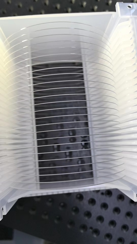 Wafer de silicio fundido de 2", 3", 4", 6", 8" para la fabricación de semiconductores de alta precisión