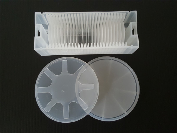 Wafer de cuarzo de cristal único de 3 pulgadas y 4 pulgadas para el proceso de producción de dispositivos SAW y MEMS
