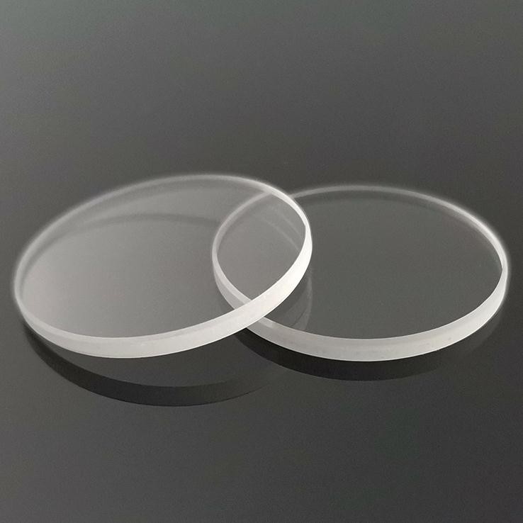 Sapphire Al 2O3 Crystal Substrate 2" 3" 4" lado doble pulido para el uso óptico