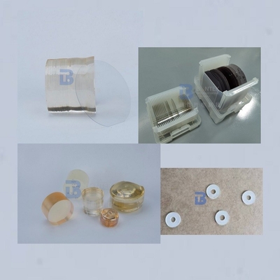 Corte piezoeléctrico de Ring Lithium Niobate Wafer Orientation 36Y
